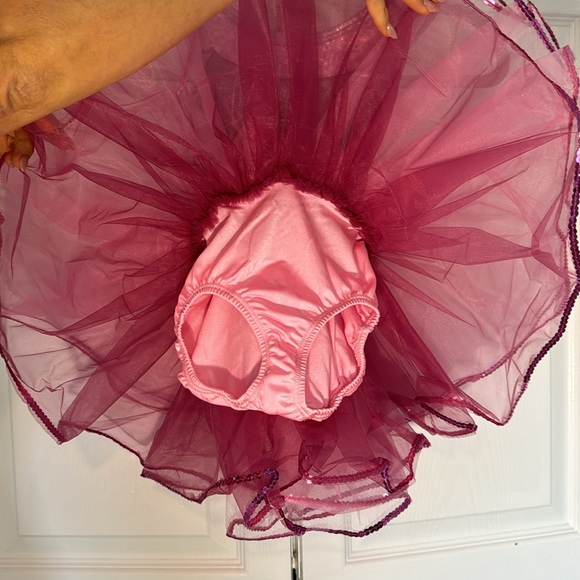 PINK ROSE DANCE COSTUME - Picture 2 of 7